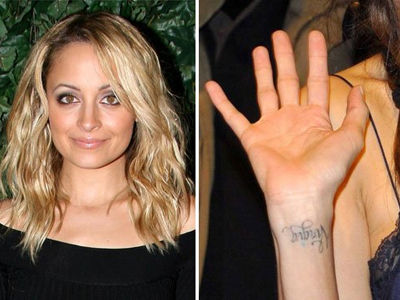 Elegant Wrist Celebrities Tattoos by Nicole Richie