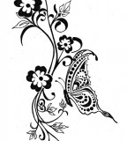 Celtic Butterfly Tattoo Designs For Ladies