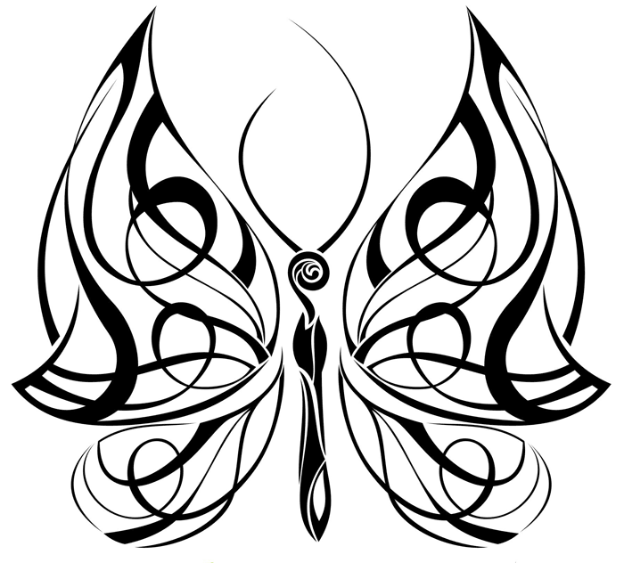 Best Celtic Butterfly Tattoos Sketch Design