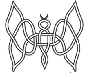 celtic butterfly sketch