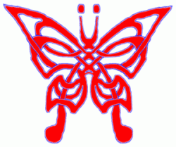 Celtic Knot Butterfly Tattoos Sketch