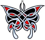 Celtic Tattoo Design Butterfly Tattoo