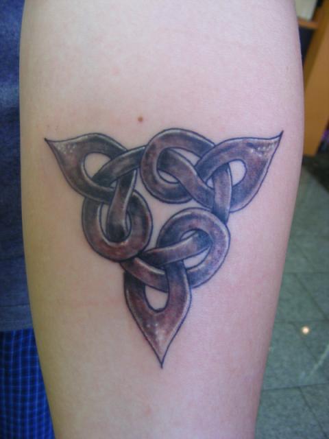 Triangle Celtic Tribal Tattoo