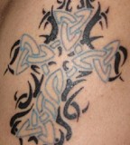All About The Celtic Cross Tribal Tattoo Designs