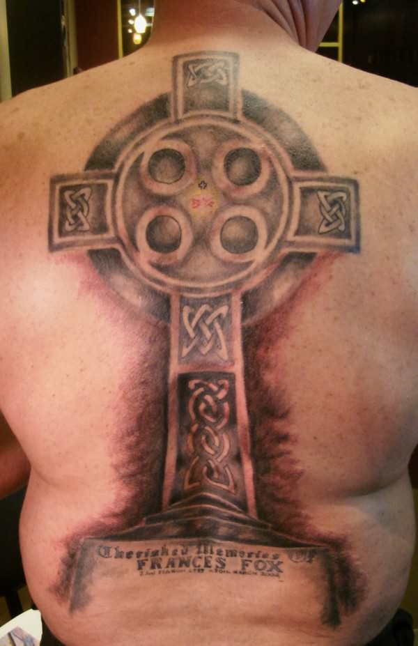 Beautiful Celtic Cross Tattoo Design