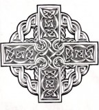 Celtic Cross Tattoo Designs On Paper Art
