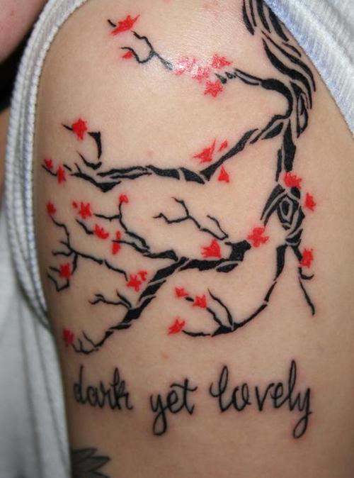 Hustler Tattoo Cherry Blossom Designs