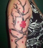 Arresting Cherry Blossom Tree Tattoo Designs