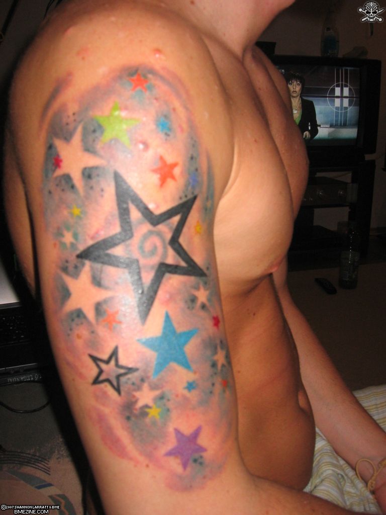 Sleeve Stars Tattoo