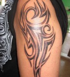 Arm Tribal Tattoo Design 