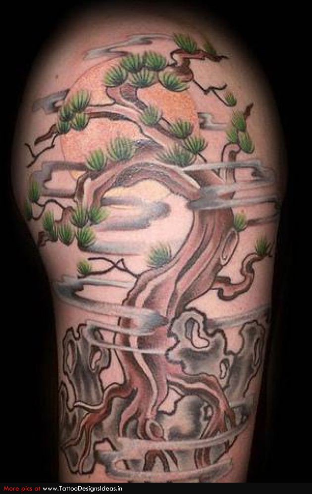 Meaning Chinese / Japanese Blossom Art Tattoo Design