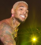 Chris Brown Woman Tattooed On His Neck