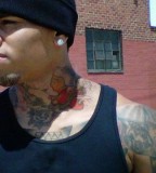 Chris Brown Adds Ink Of Lion To His Neck