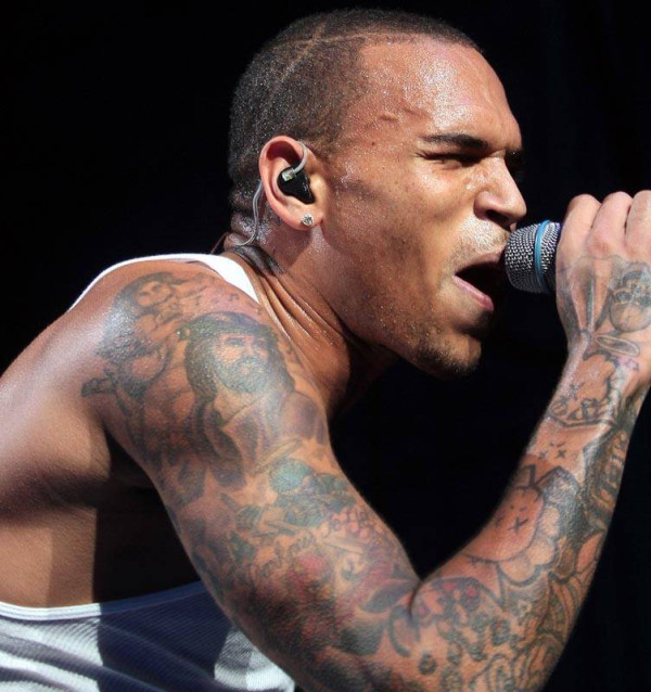 Groovy Chris Brown Arm / Sleeve Tattoos – Celebrity Tattoos