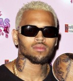 Chris Brown's Neck Tattoo Design of 