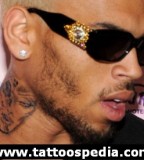 Chris Brown Neck Tattoo - Celebrity Tattoos