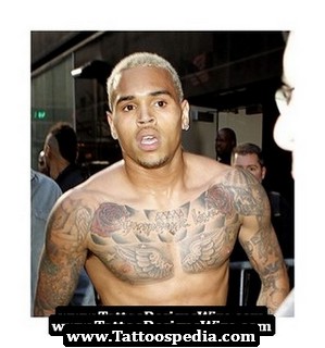 Chris Brown’s Chest and Sleeve Tattoo Designs – Celebrity Tattoos