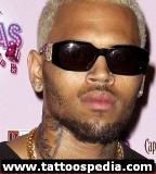 Chris Brown Neck Tattoos Photos - Celebrity Tattoos