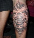 Art Skull Tattoo Design