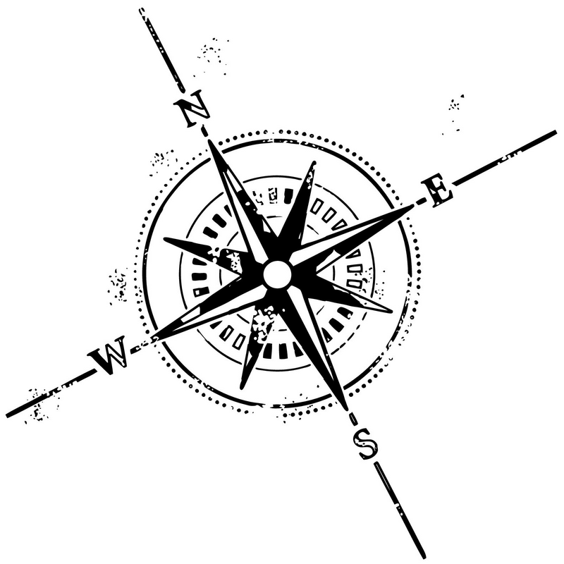 compass Rose Nautical Tattoo Symbols