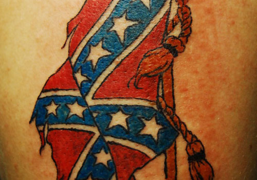 25 Magnificent Rebel Flag Tattoos