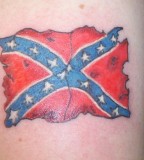 Tatterred Rebel Flag Tattoo Photos From Raven K Raven On