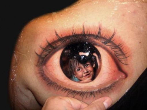 Cool 3D Eye Tattoo Design Ideas