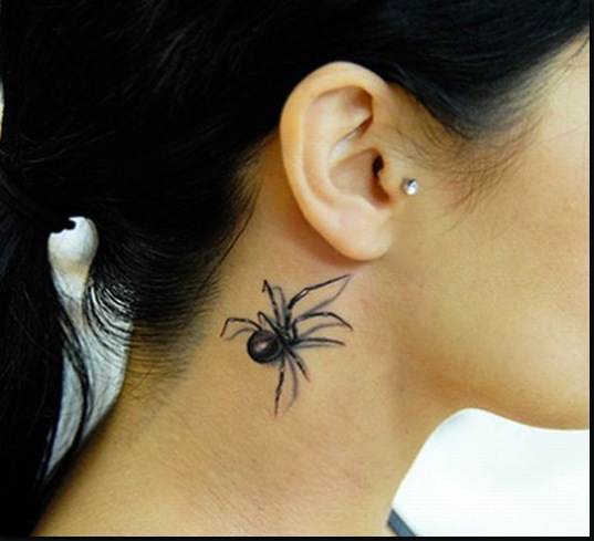 Latest New 3d Tattoos Spider Designs