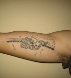 Cool Arm Tattoo Design By Row