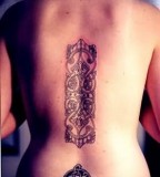 Celtic Tattoos On Back For Girls (NSFW)