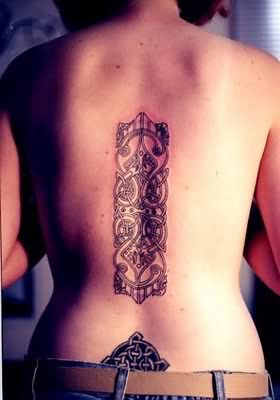 Celtic Tattoos On Back For Girls (NSFW)