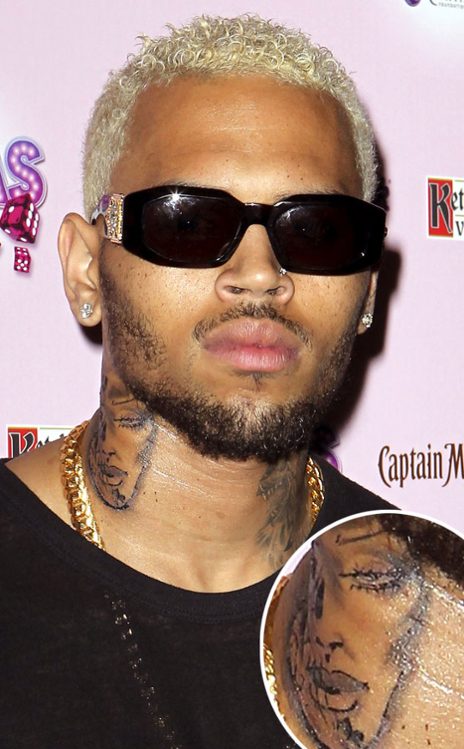 Chris Brown Neck Tattoo Memes