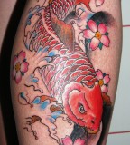 Awesome Red Large Koi Coy Fish Tattoo  Design on Deviantart