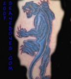 Crawling Panther Tattoo Design Picture