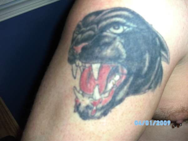 Roaring Panther Tattoos Pictures