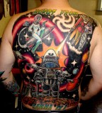 Story Tattoo Design For Your Back
