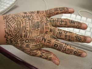 African Tribal Tattoo Designs Hand Tattoo