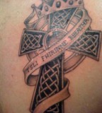 Celtic Cross Irish Lettering Celtic Cross Tattoo