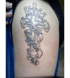 Cross With A Crown Tattoo Picture Gallery