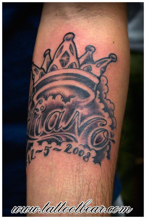Crown Lettering  Tattoo Picture At Checkoutmyink