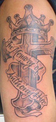 Cross Tattoo on Hands for Girl