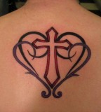 Simple Cross Tattoo For Women