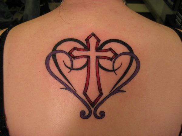 Simple Cross Tattoo For Women