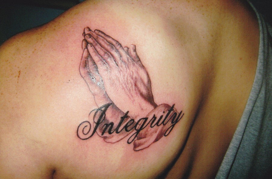 Praying Hands Tattoo Design