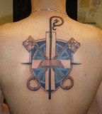 25 Unbelievably Cool Cross Tattoo On Back Slodive
