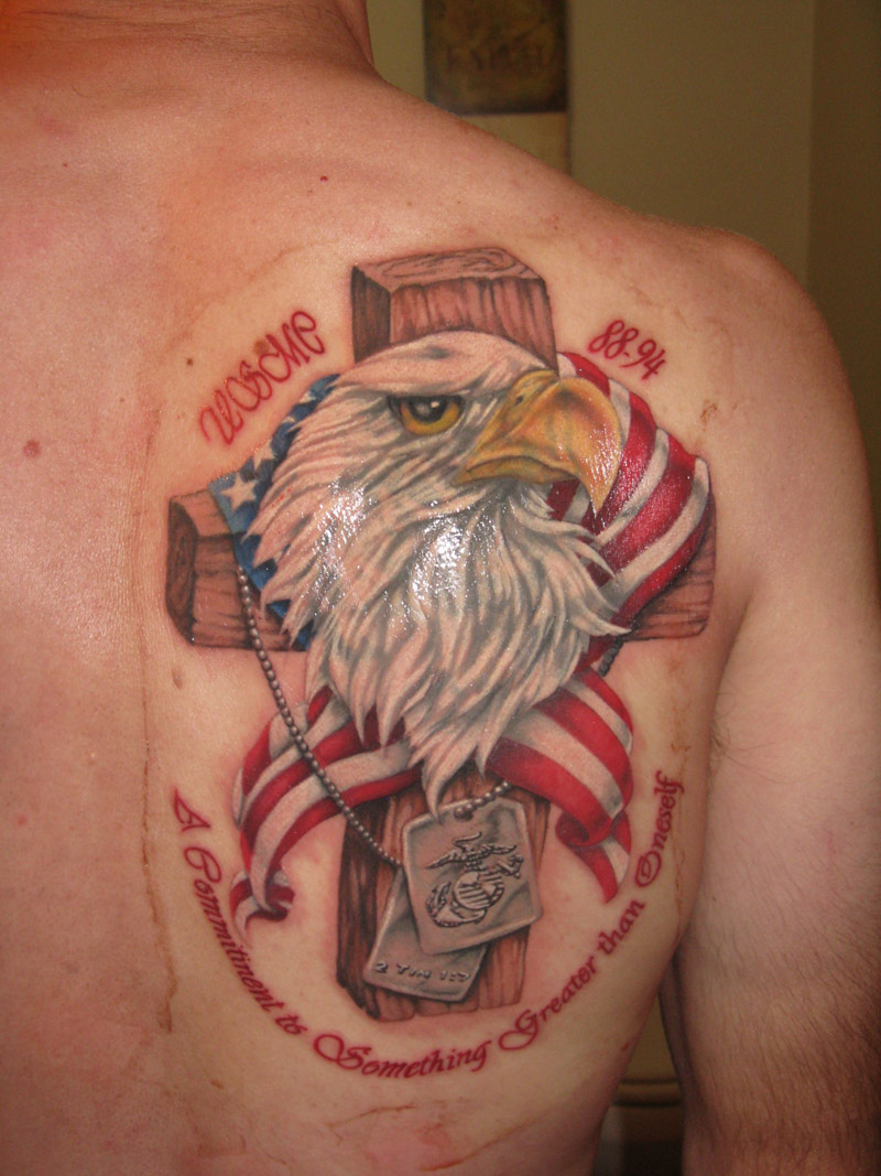 Eagle And Cross Marine Corps Tattoos Sgt Grit Free Download
