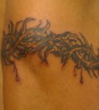 Cool Crown of Thorns Armband Tattoo Outside