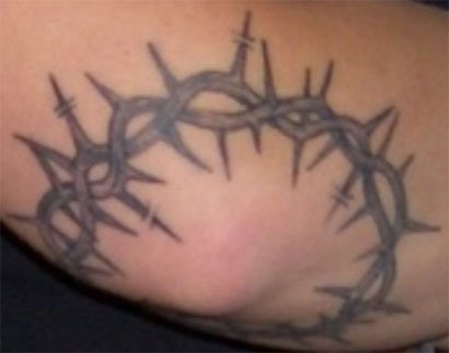 Barbed Wire Tattoo Armband