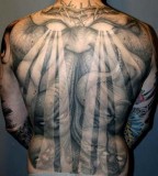 Tattoos Paul Booth  Of Thorns Demon Back Piece