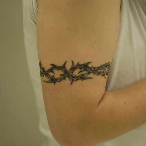 Barbed Wire Tattoo Armband Tattoo For Man